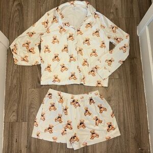 Forever 21 soft bear PJs